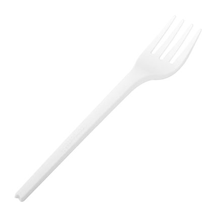 6" CPLA Fork - White