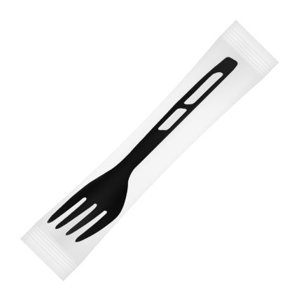 Individually PLA Wrapped 7" Fork - Black