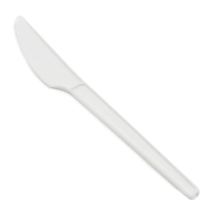 6" CPLA Knife - White