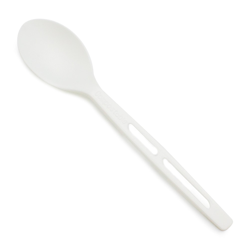 7" CPLA Spoon - White