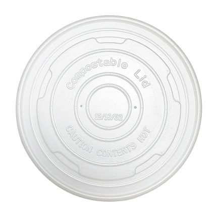 CPLA Lid for 12-32 oz Paper bowls