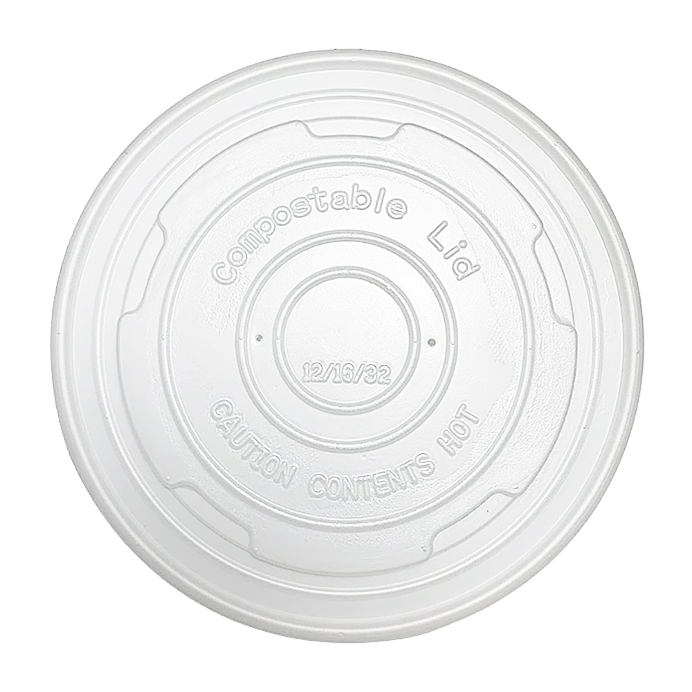 CPLA Lid for 12-32 oz Paper bowls